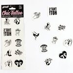 Lot de 10 tatouages temporaires Kinky Collection Secret Play, photo principale