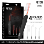 vibromasseur wand électrostimulation haute fréquence 4 têtes Fetish Submissive Extreme, photo principale