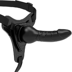 harnais gode en silicone noir réaliste 16 cm Fetish Submissive Harness, photo principale