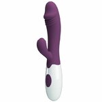 vibromasseur point G et clitoris violet Snappy Pretty Love vue 1 sur 10