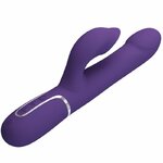 Vibromasseur rabbit à perles violet Zalin Pretty Love photo principale