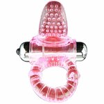 anneau pénien vibrant rose Sweet ABS 10 rythmes Baile, photo principale
