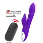 Vibromasseur double stimulation télécommandé Galo Galatea, vue 1 sur 2
