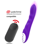 Vibromasseur télécommandé rechargeable violet Dante Galatea, vue 1 sur 3