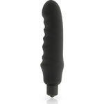 vibromasseur classique en silicone noir Genius Dolce Vita, photo principale