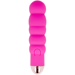 Vibromasseur rechargeable silicone rose Six Dolce Vita, vue 1 sur 4