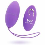 œuf vibrant télécommandé à piles violet Alsan Womanvibe, photo principale