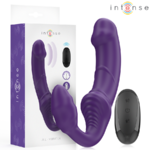 double vibromasseur télécommandé violet 20 cm Jill Intense vue 1 sur 8