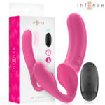 double vibromasseur télécommandé rose 20 cm Amy Intense vue 1 sur 8