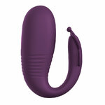 Vibromasseur œuf va-et-vient Pretty Love Klay violet contrôlé par application