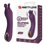 vibromasseur point G double embout violet Lunao Pretty Love vue 1 sur 10