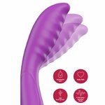 vibromasseur point G à tapotements violet She.E.O vue 1 sur 5