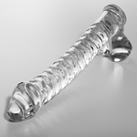 Gode en verre Nebula Ibiza modèle 23 transparent 21,5 cm