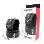 menottes noires avec double ruban de renfort Darkness photo principale