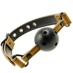 bâillon respirant en cuir végan Fetish Submissive