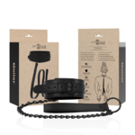 collier réglable en cuir végan avec boucle Intense Fetish photo principale