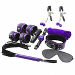 kit BDSM 8 pièces violet et noir Secretplay