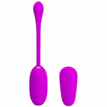 œuf vibrant télécommandé avec électrochoc lilas Shock Fun Pretty Love, photo principale
