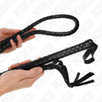 fouet long serpent noir 210 cm Kink photo principale