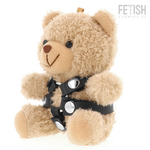Ours en peluche BDSM Bongo Fetish Submissive modèle 4 avec harnais à anneaux