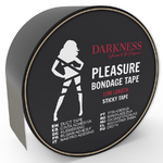 Ruban adhésif bondage noir 15 m Darkness, photo principale