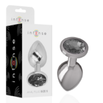 plug anal métal bijou Intense noir taille S