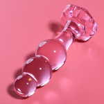 Plug anal en verre Nebula Ibiza modèle 1 rose 10,5 cm