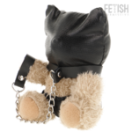 Ours en peluche BDSM Momo Fetish Submissive modèle 8 avec capuche de style bondage
