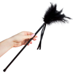 plumeau à plumes noires 40 cm Secretplay, photo principale