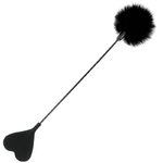 fouet à plume d'amour noir 40 cm Darkness, photo principale