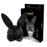 masque en cuir végan avec oreilles de lapin Coquette Chic Desire photo principale