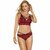 Ensemble haut et bas en dentelle rouge et noire Subblime, photo principale