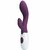 vibromasseur point G violet avec stimulateur clitoridien 30 vibrations Brighty Pretty Love, photo principale