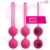 boule de Kegel en silicone rose 101 g Osian Deux Moressa, photo principale
