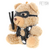 Ours en peluche BDSM Ted Fetish Submissive modèle 2 avec fouet, masque et harnais