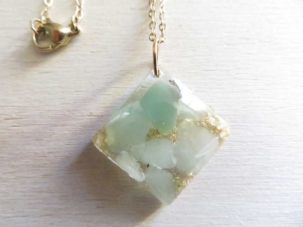 losange aventurine verte1d