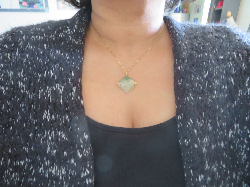losange aventurine verte1e