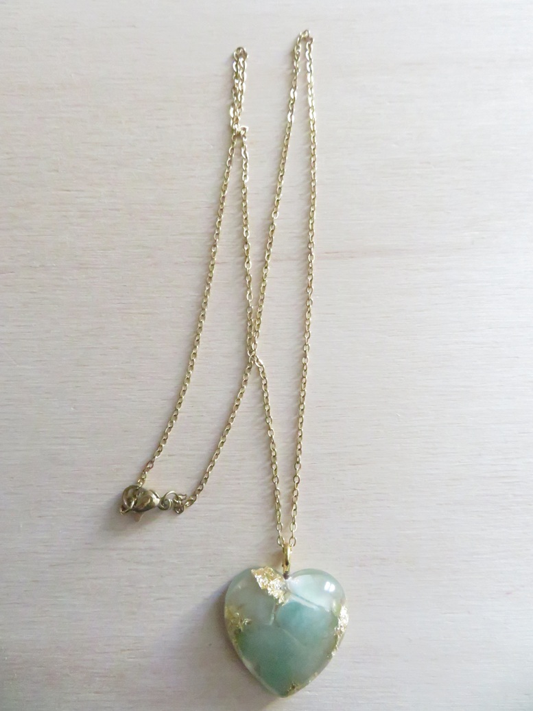 coeur aventurine verte1b