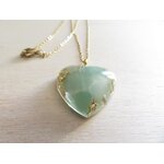 coeur aventurine verte1c