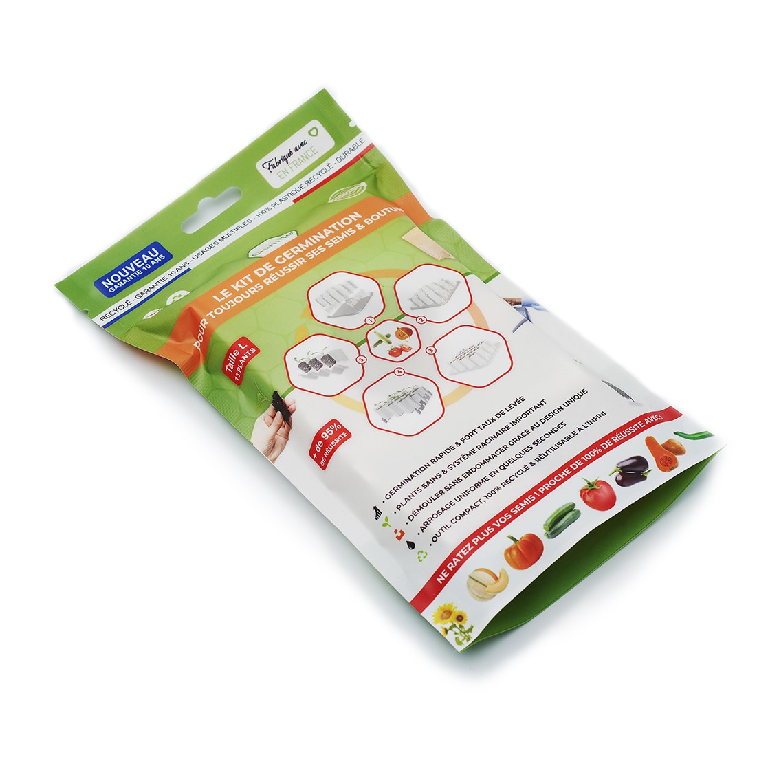 Kit de germination Germie taille L en emballage