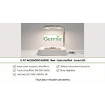 Kit accessoires Germie : base chauffante, tapis chauffant 5W et lampe LED 15W avec télécommande