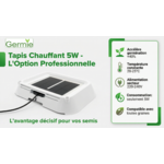 Tapis chauffant Germie 5W pour semis, température constante 20-25°C