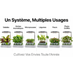 Kit de culture Germie polyvalent : salades, herbes aromatiques, micropousses, légumes et fleurs