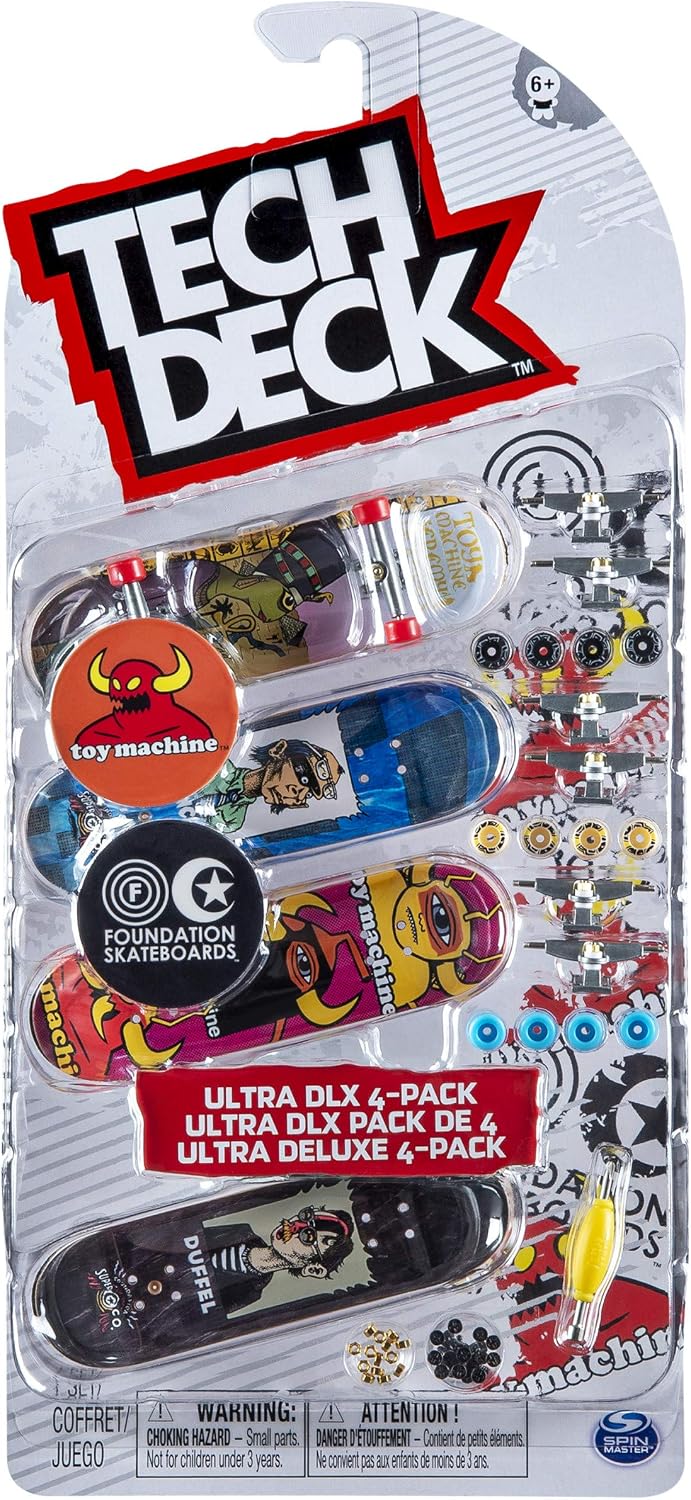 Blister Ultra DLX aux planches Toy Machine et Foundation, autre modèle de lassortiment