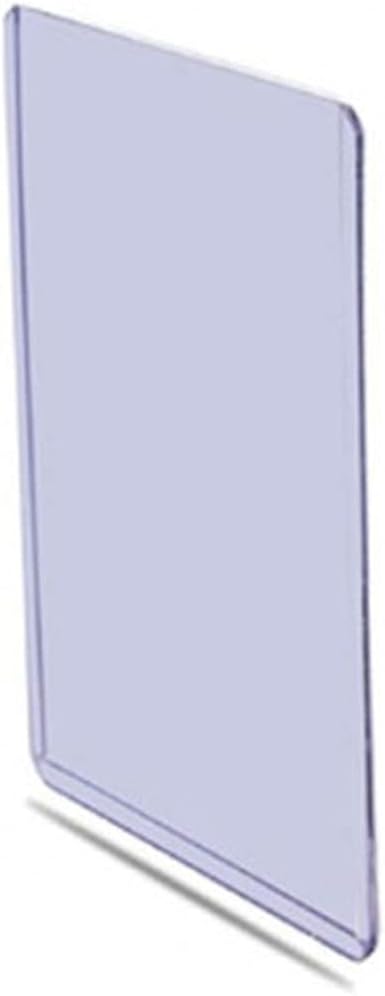 Toploader rigide transparent Ultra Pro vu de biais