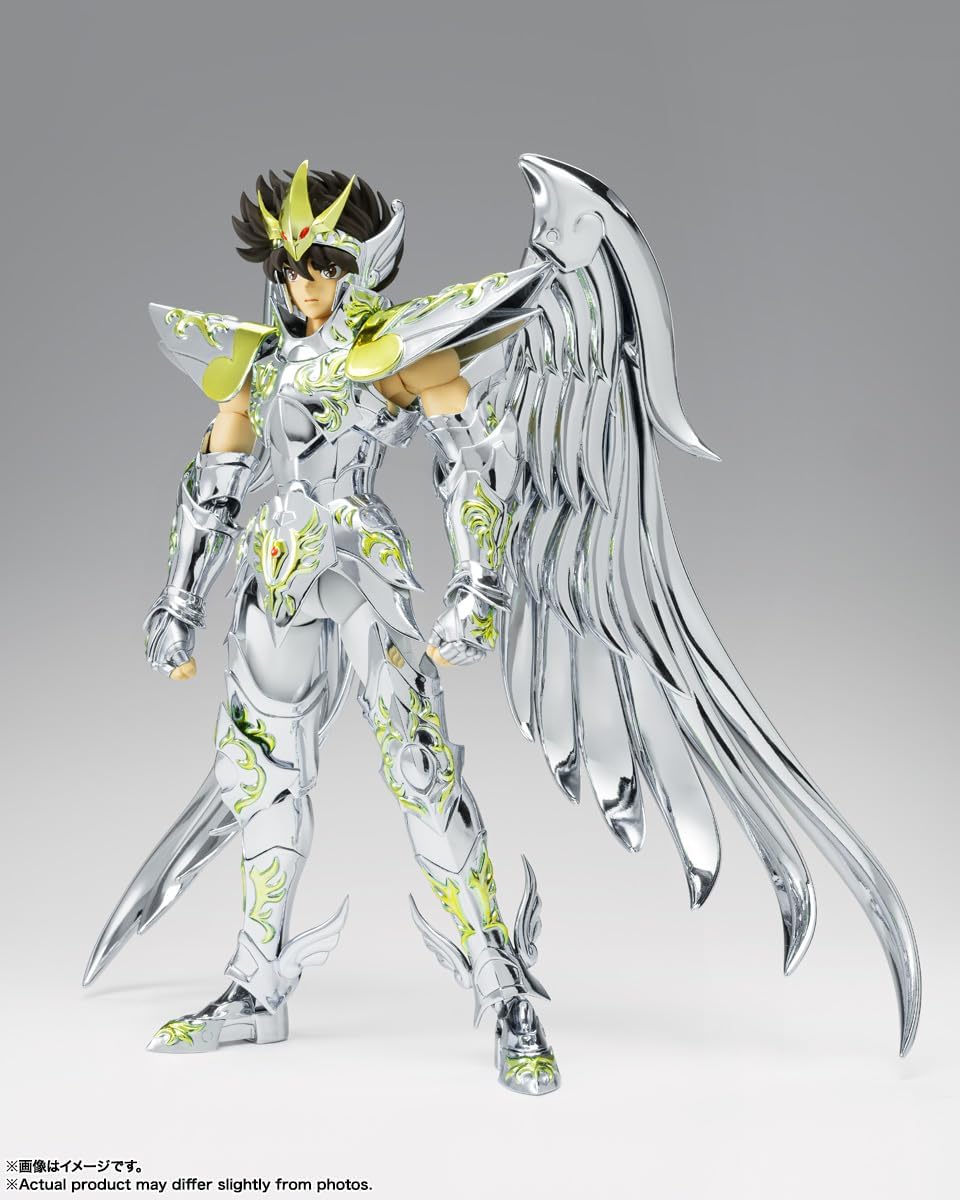 Seiya en God Cloth de Pégase, figurine Myth Cloth EX vue de face