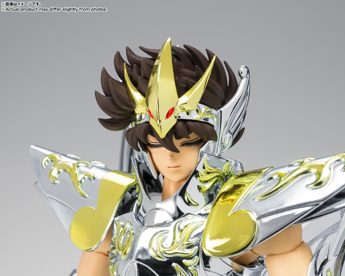 Visage de Seiya casqué, regard déterminé
