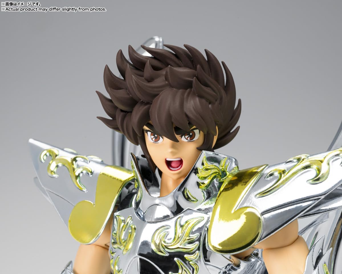 Visage de rechange de Seiya, sans casque, bouche ouverte