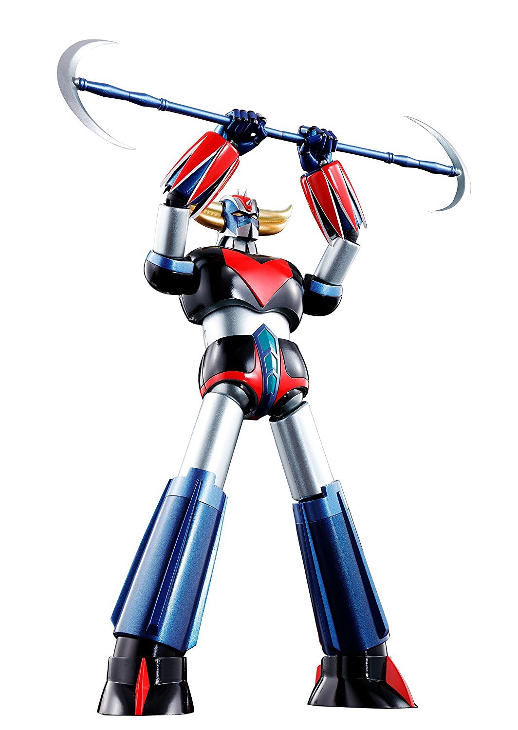 Figurine Goldorak Soul of Chogokin GX-76 brandissant sa double hache à deux mains
