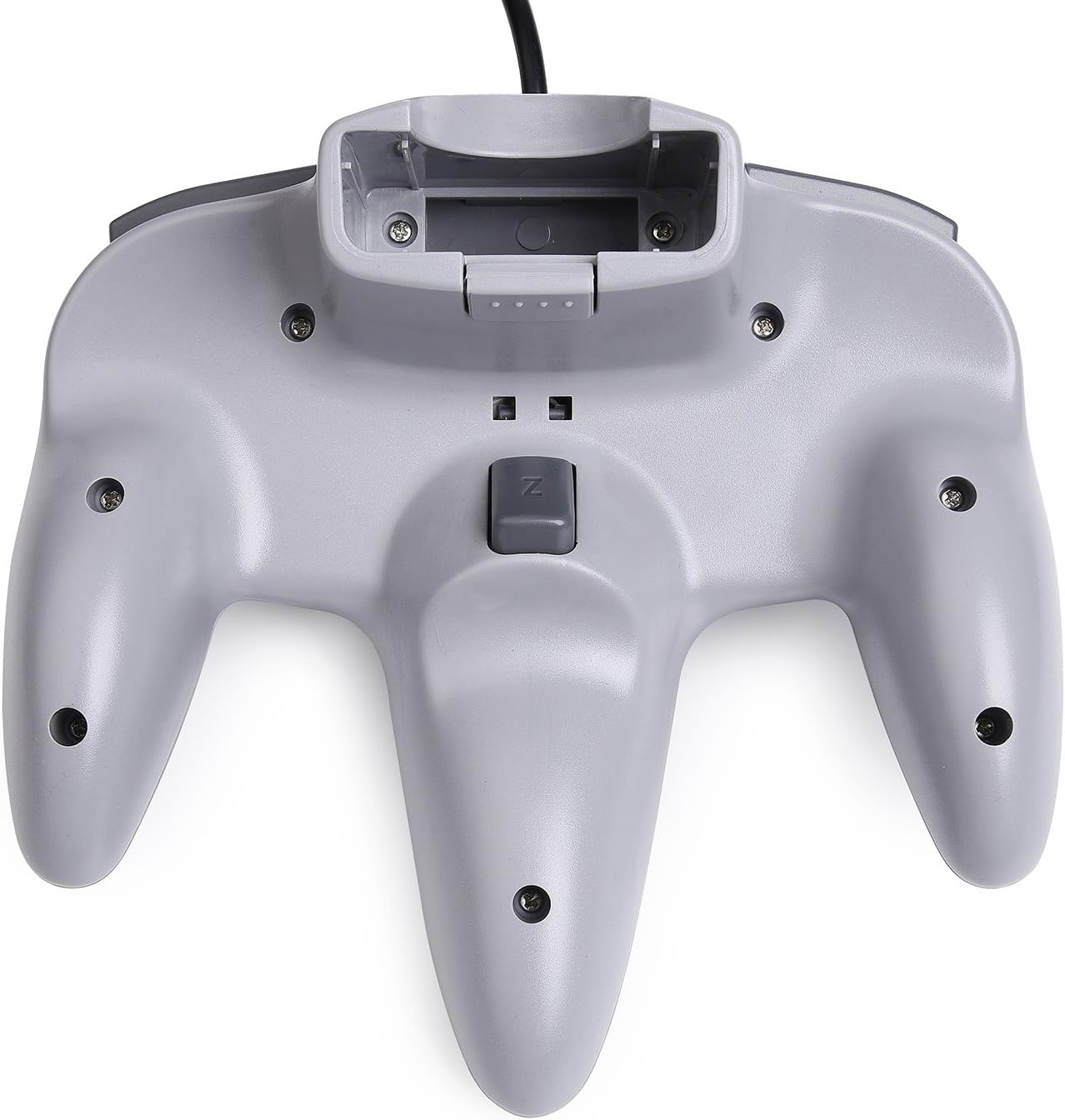 Dos de la manette miadore avec sa trappe et sa gâchette Z
